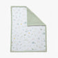Living Textiles / Organic Jersey Sherpa Pram Blanket Goosey Goosey