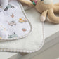 Living Textiles / Organic Jersey Sherpa Pram Blanket Tractor Ride