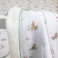 Living Textiles / Organic Jersey Sherpa Pram Blanket Australiana