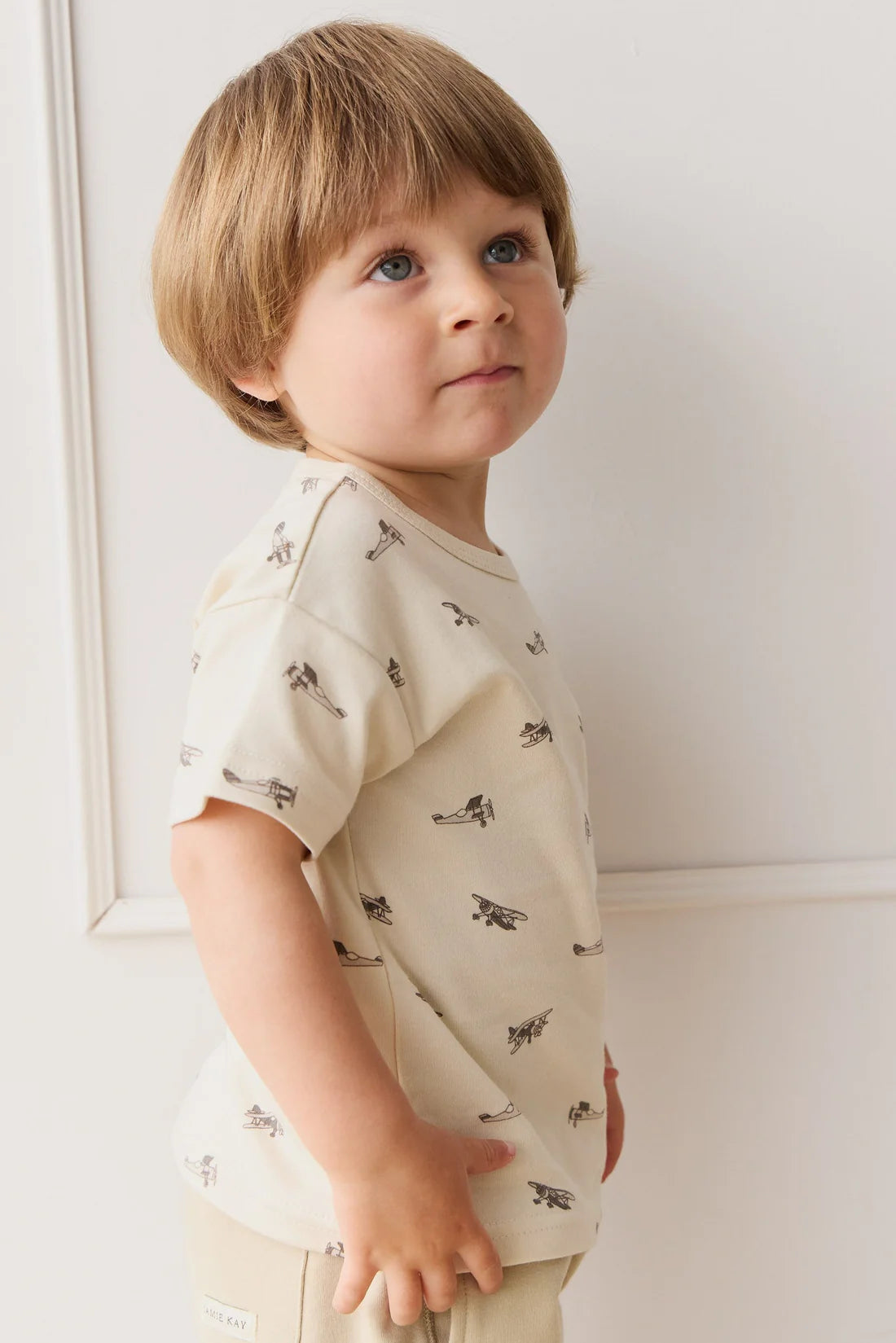 Jamie Kay / Pima Cotton Hunter Tee - Avion Oat