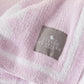 Living Textiles / Chenille Pram Blanket Purple Flower