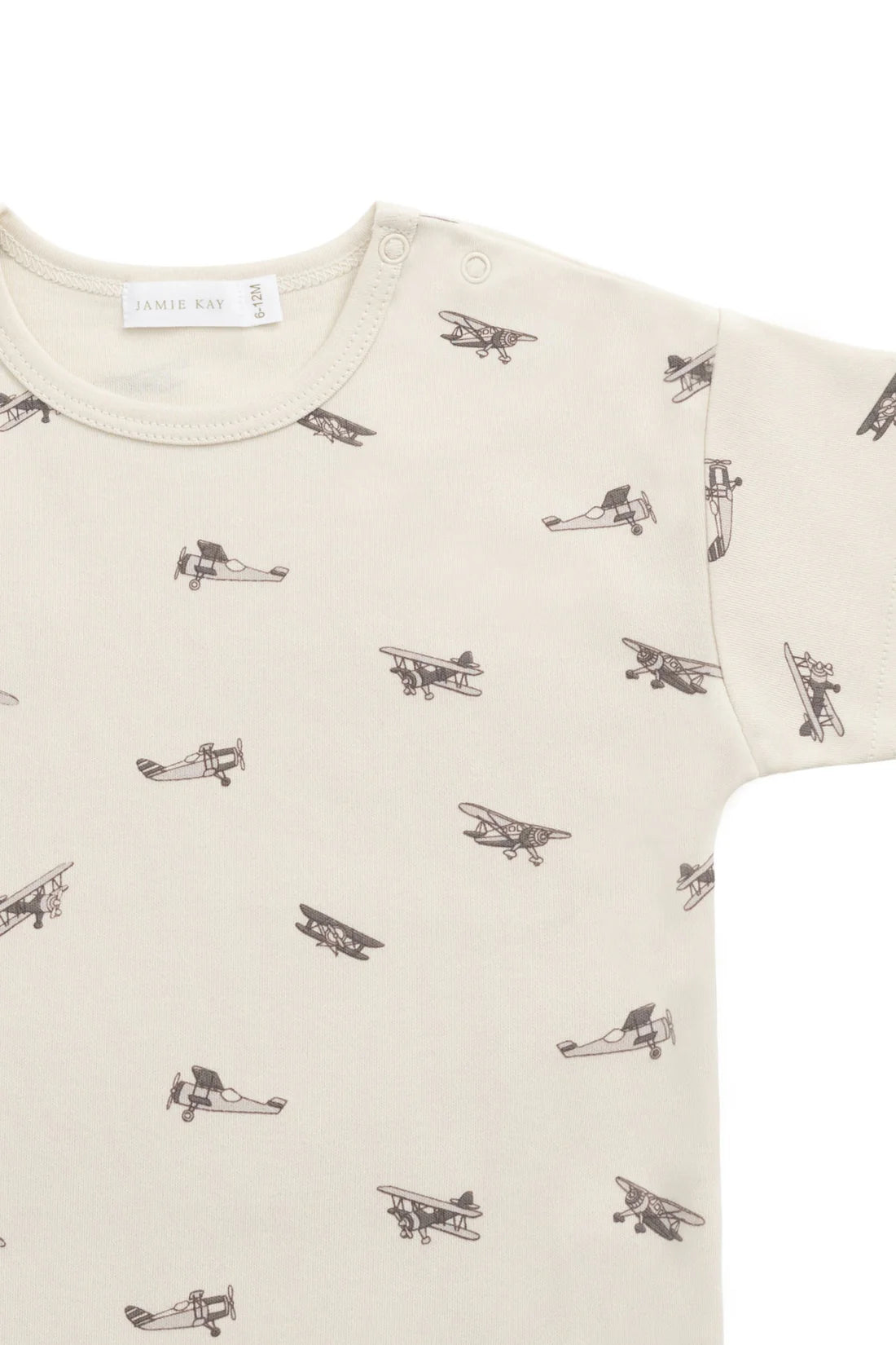 Jamie Kay / Pima Cotton Hunter Tee - Avion Oat