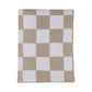 Living Textiles / Chenille Pram Blanket Taupe Check