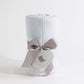 Living Textiles / Chenille Pram Blanket Blue Check