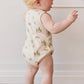 Jamie Kay / Organic Cotton Archie Playsuit - Pine Forest Friends
