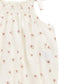 Jamie Kay / Organic Cotton Cassie Playsuit - Simple Flowers Egret