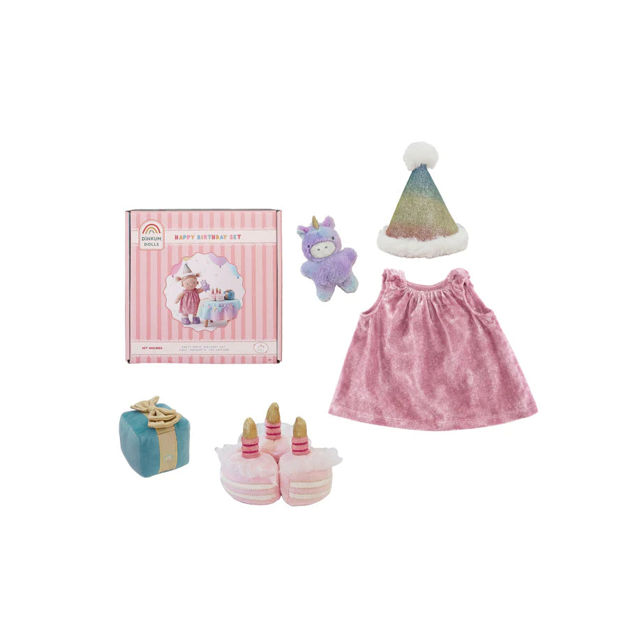 Olli Ella / Dinkum Dolls - Happy Birthday Set