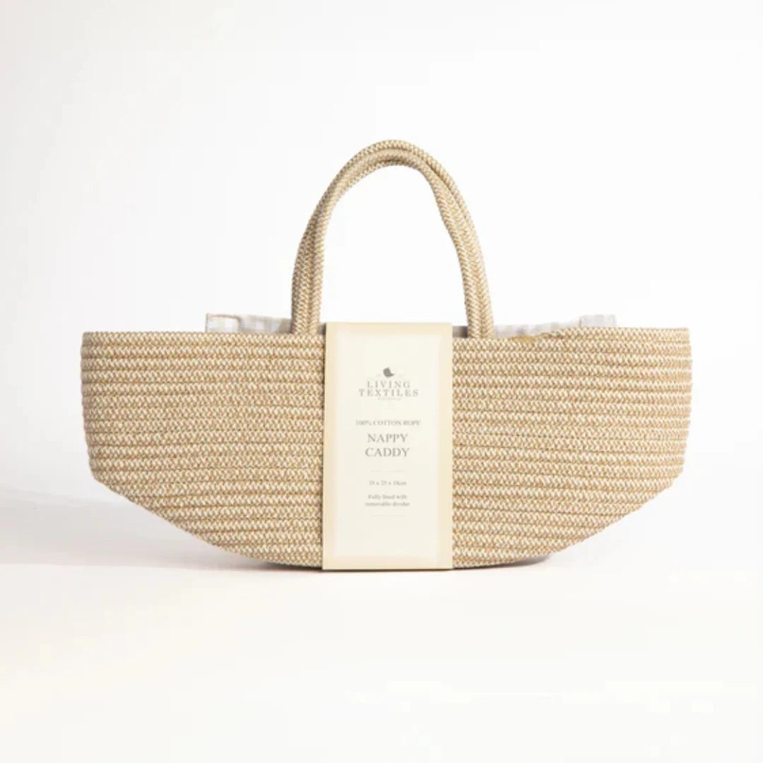 Living Textiles / Nappy Caddy With Liner - Tractor Ride/Gingham