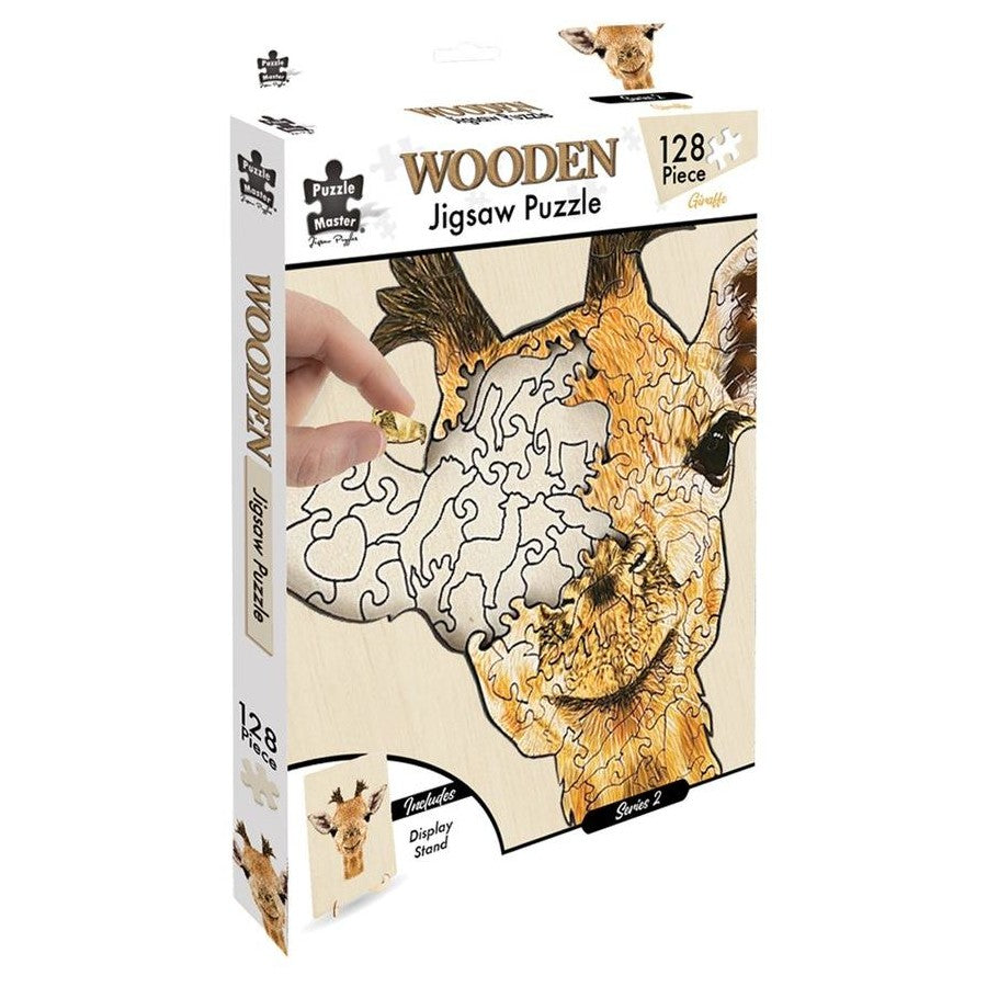 Puzzle Master / Wooden Jigsaw Puzzle - Giraffe 128 Piece