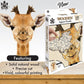 Puzzle Master / Wooden Jigsaw Puzzle - Giraffe 128 Piece