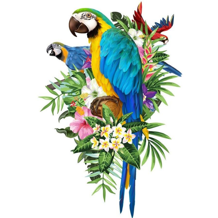 Puzzle Master / Wooden Jigsaw Puzzle - Macaws 130 Piece