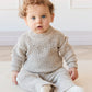 Jamie Kay / Leon Jumper - Oatmeal Balm Wolf Fleck