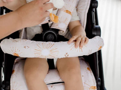 Bambella Designs / Pram Bar Covers - Bohemian Sunshine