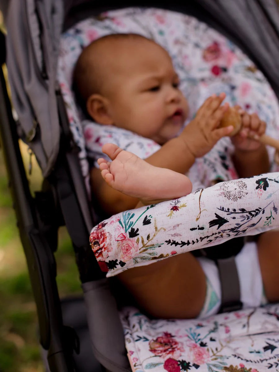 Bambella Designs / Pram Bar Covers - Wildflowers