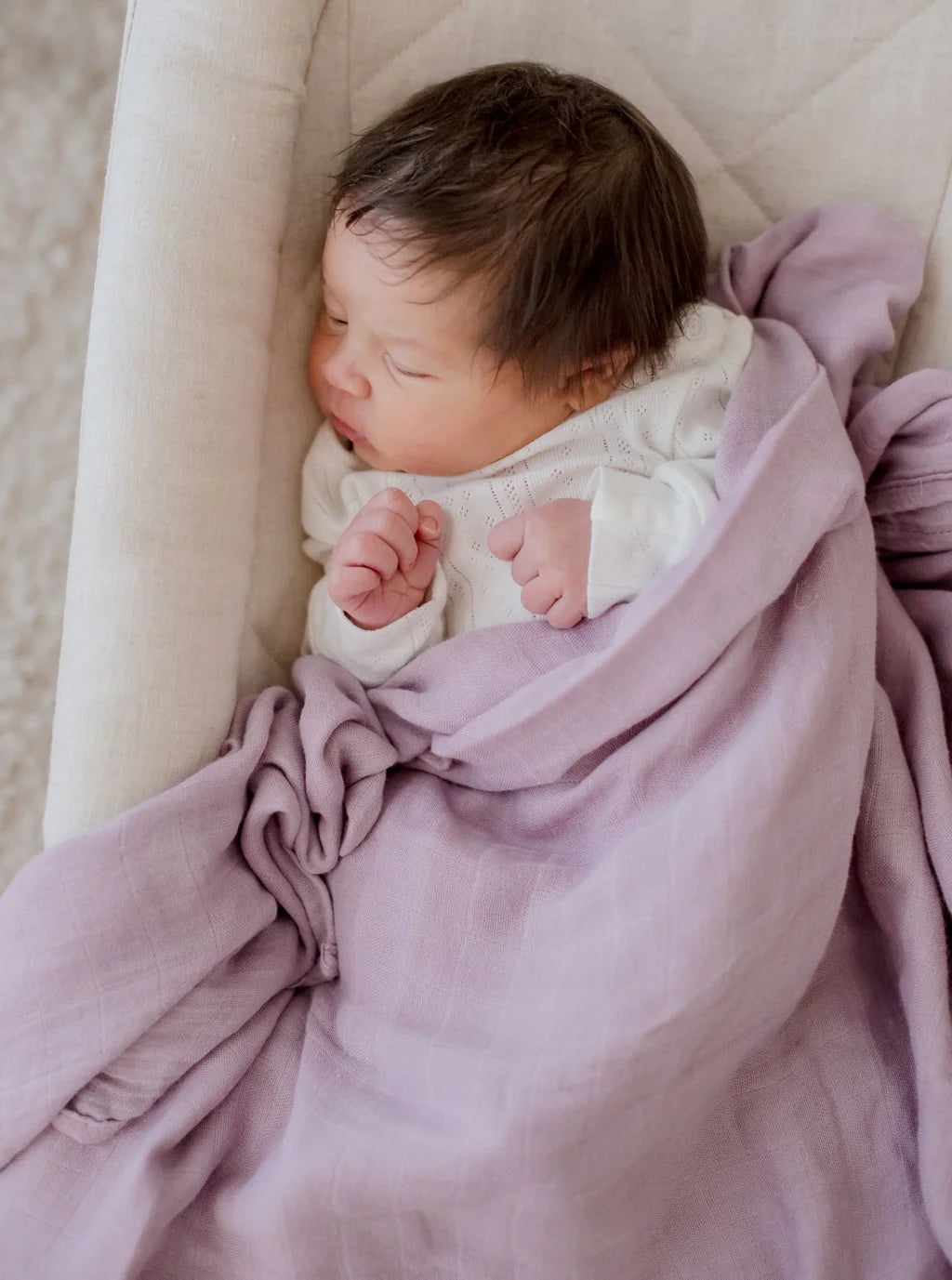 Bambella Designs / Bamboo Cotton Muslin Swaddle