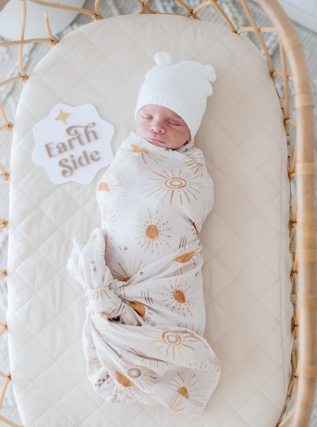 Bambella Designs / Bamboo Cotton Muslin Swaddle