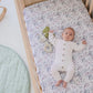 Bambella Designs / Waterproof Fitted Cot Sheet - Botanical
