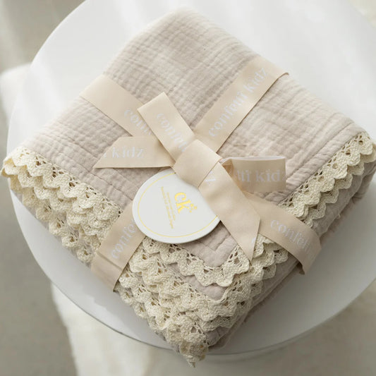 Confetti Kidz / Classic Muslin Blanket - Oatmeal