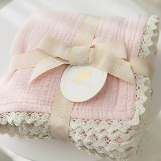 Confetti Kidz / Classic Muslin Blanket - Soft Pink