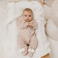 Confetti Kidz / Classic Knit Romper - Biscotti