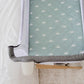 Bambella Designs / Co Sleeper/Change Mat Fitted Waterproof Sheet - Sage Sunshine