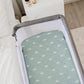Bambella Designs / Co Sleeper/Change Mat Fitted Waterproof Sheet - Sage Sunshine