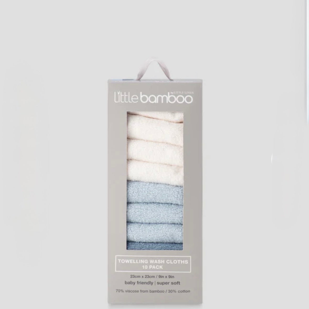 Little Bamboo / Towelling Washer 10pk