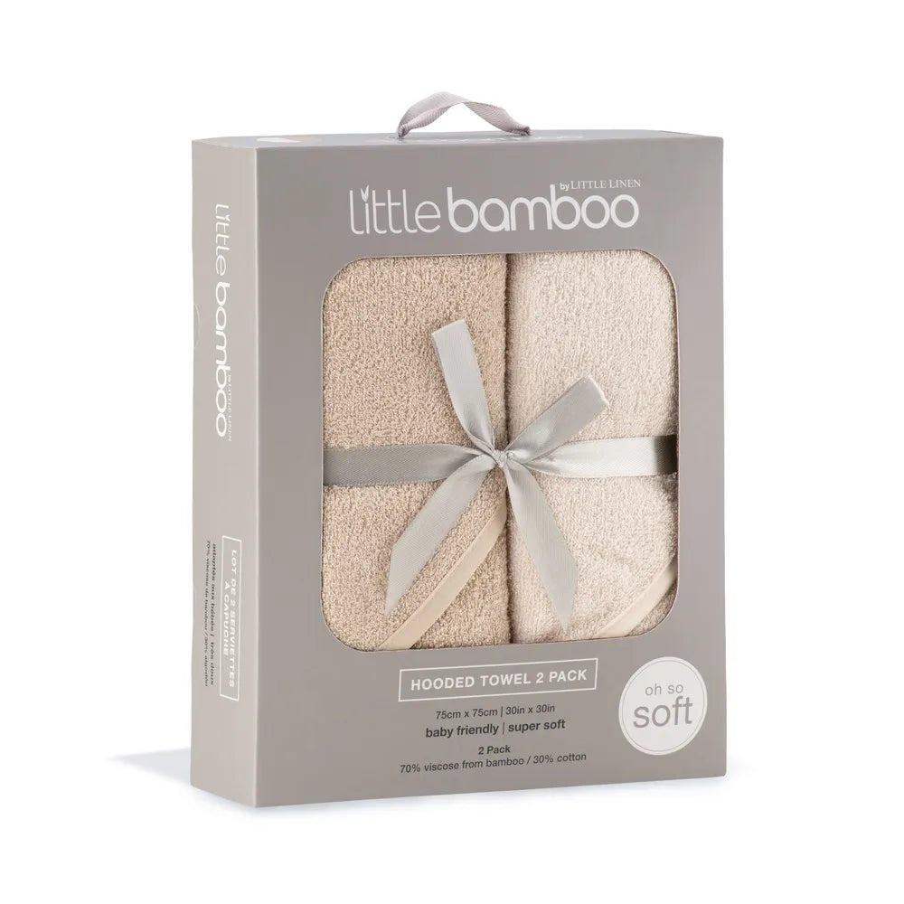 Little Bamboo / Hooded Towel 2pk