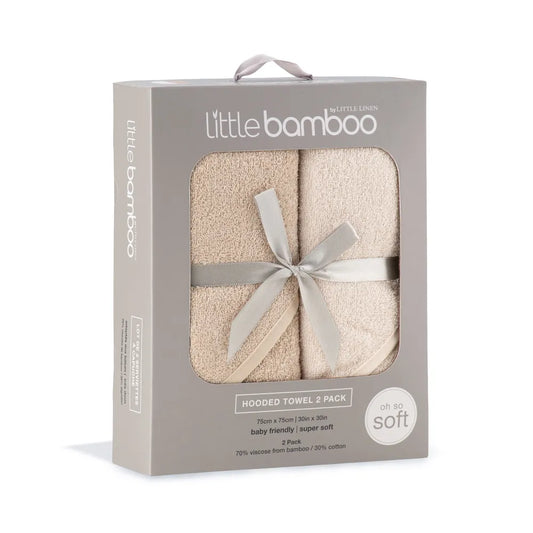 Little Bamboo / Hooded Towel 2pk