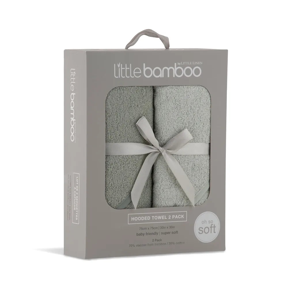 Little Bamboo / Hooded Towel 2pk