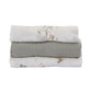 The Little Linen Company / Muslin Wraps 3 Pack - Farmyard Lamb