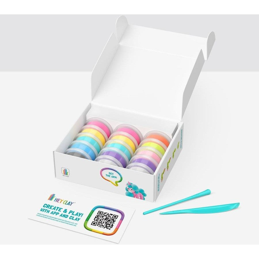 Hey Clay / Rainbow Unicorns Large Set 15 Cans