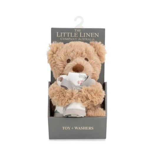 The Little Linen Company / Plush Toy & Washers - Willow Bear