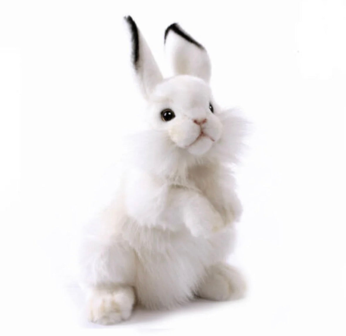 Hansa / Sitting White Rabbit 32cm