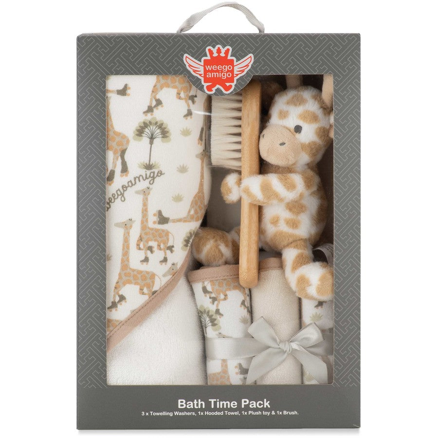 Weegoamigo / Bath Gift Set - Stevie Necks Giraffe