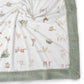 The Little Linen Company / Snuggle Blanket - Farmyard Lamb