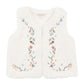 Fox & Finch / Botanica Embroidered Faux Fur Vest
