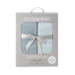 Little Bamboo / Cellular Blanket 2 Pack - Retro Blue