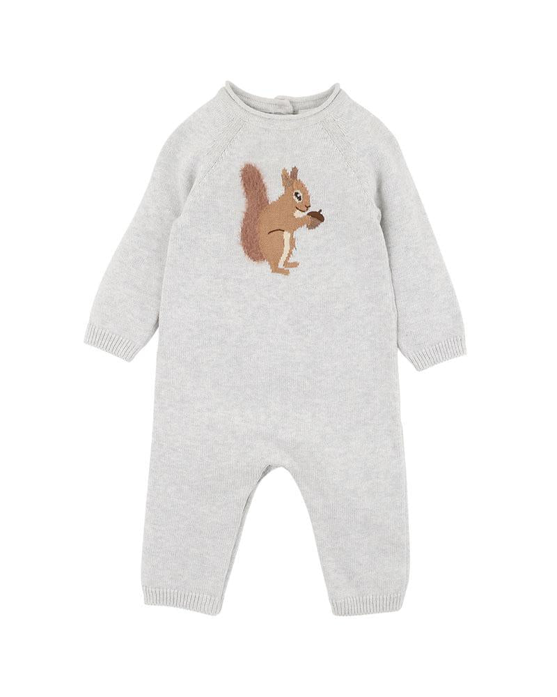Bebe By Minihaha / Toby Squirrel Knitted Romper