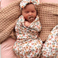 Snuggle Hunny / Organic Muslin Wrap - Spring Floral