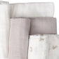 Little Bamboo / Soft Muslin Wraps 3 Pack - Stone Grey