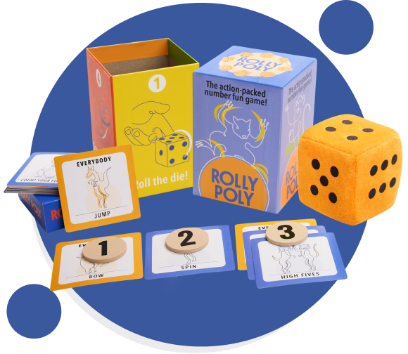 Rolly Poly Action Packed Number Game