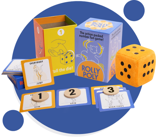 Rolly Poly Action Packed Number Game