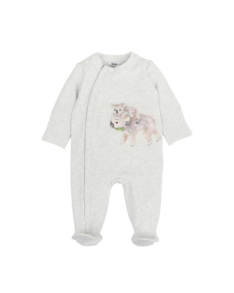 Bebe By Minihaha / Bailey Koala LS Zip Onesie