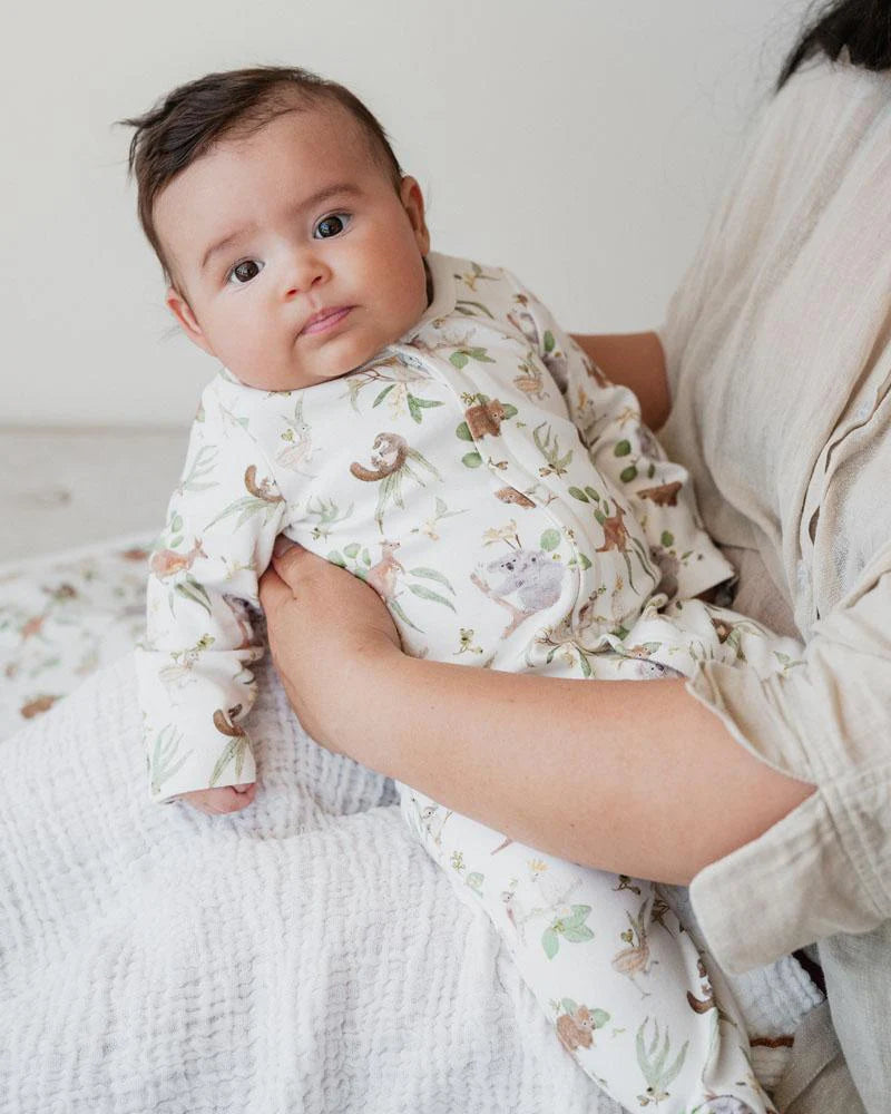 Bebe By Minihaha / Bailey Native LS Zip Onsie