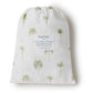 Snuggle Hunny / Fitted Cot Sheet - Green Palm