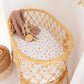 Snuggle Hunny / Fitted Bassinet Sheet - Garden Friends