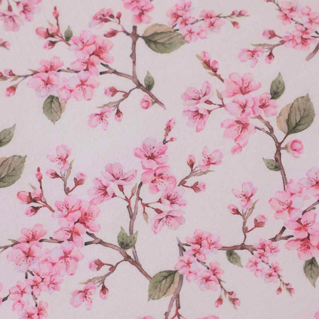 Snuggle Hunny / Fitted Bassinet Sheet - Cherry Blossom
