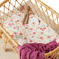 Snuggle Hunny / Fitted Bassinet Sheet - Meadow