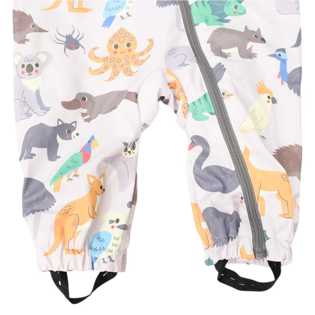 Korango / Australian Animal Rain Suit - Grey